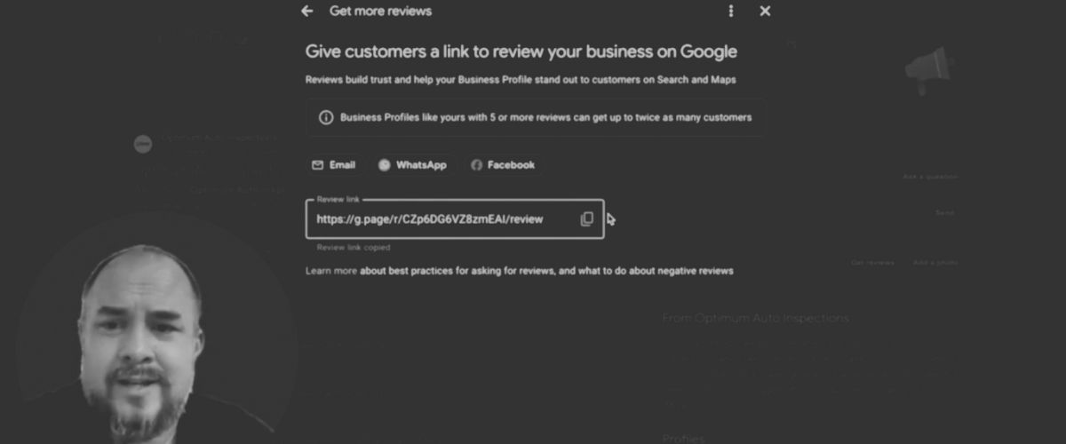 Sharing Your Google Business Profile Review Link – Business Advice Microcast