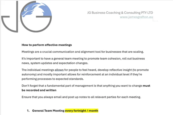 Efficient Meetings MAKE $$$